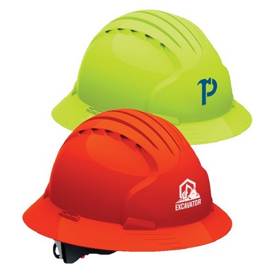 Evolution 6161 Full Brim Hi-Vis Hard Hat